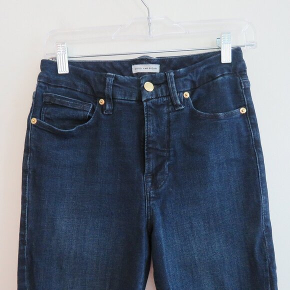 GOOD AMERICAN Good Legs High Rise Skinny Jeans in Blue224 - Size 26 Waist - Picture 3 of 15
